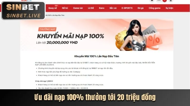 Ưu đãi chào mừng cho người chơi Slot mới